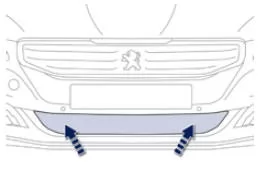 Peugeot 508. Schneeschutz