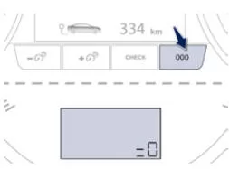 Peugeot 508. Rückstellung der Wartungsanzeige auf null