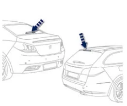 Peugeot 508. Dritte Bremsleuchte (LED-Leuchtdioden)
