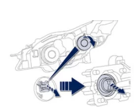 Peugeot 508. Abblendlicht