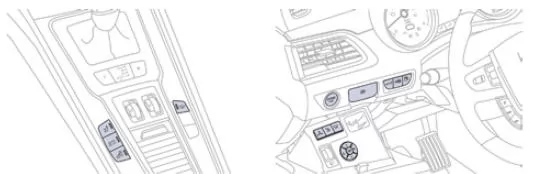 Peugeot 508. Schalterleitsten