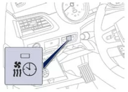 Peugeot 508. Programmierbare Standheizung / Lüftung