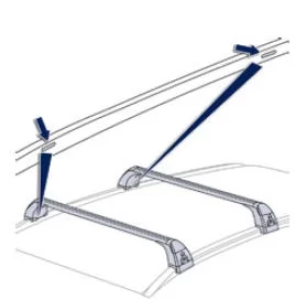 Peugeot 508. Dachträger anbringen