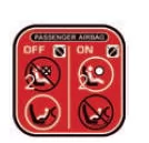 Peugeot 508. Beifahrer-Airbag OFF