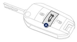 Peugeot 508. Fahrzeug verriegelt/ sicherheitsverriegelt