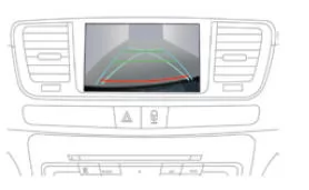 Peugeot 508. Rückfahrkamera
