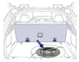 Peugeot 508. Zugang zum Werkzeug