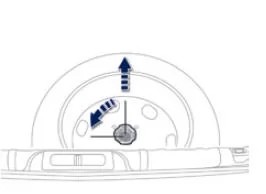 Peugeot 508. Rad entnehmen