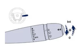 Peugeot 508. Wischautomatik ausschalten