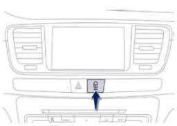 Peugeot 508. Verriegeln / Entriegeln von innen